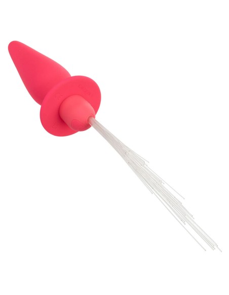 CALEXOTICS SOUTHERN LIGHTS LIGHT UP PLUG ANAL CON LUCES 10 VIBRACIONES SILICONA ROSA