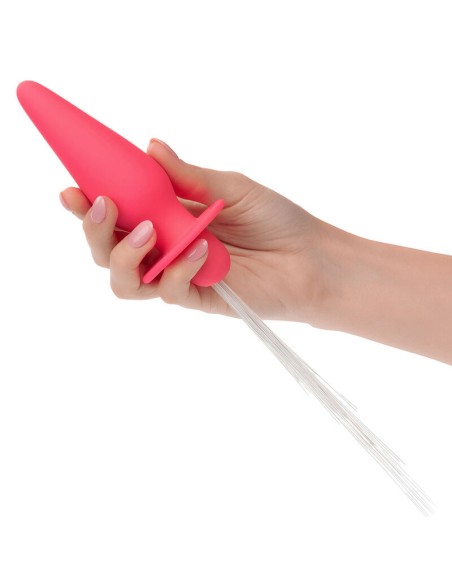 CALEXOTICS SOUTHERN LIGHTS LIGHT UP PLUG ANAL CON LUCES 10 VIBRACIONES SILICONA ROSA