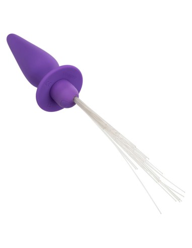 CALEXOTICS SOUTHERN LIGHTS LIGHT UP PLUG ANAL CON LUCES 10 VIBRACIONES SILICONA VIOLETA