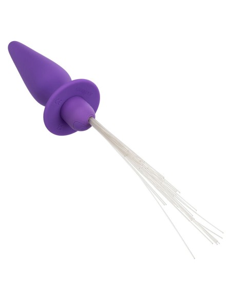 CALEXOTICS SOUTHERN LIGHTS LIGHT UP PLUG ANAL CON LUCES 10 VIBRACIONES SILICONA VIOLETA