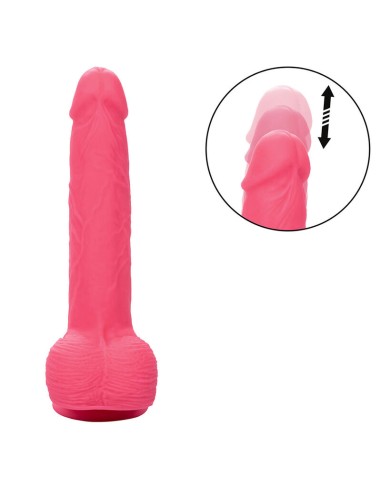 CALEXOTICS STUDS VIBRADOR REALASTICO 10 VIBRACIONES Y ROSA
