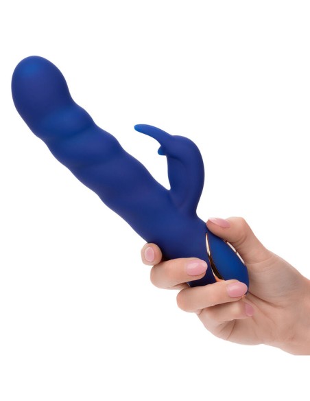 CALEXOTICS JACK VIBRADOR RABBIT MOVIMIENTO DE ONDAS AZUL