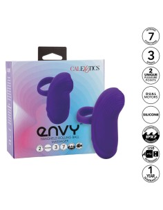 CALEXOTICS ENVY MASAJEADOR DE BOLA RODANTE 7 VIBRACIONES MORADO 2