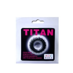 BAILE TITAN COCKRING BLACK 2CM 2