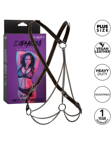 CALEXOTICS EUPHORIA ARNAS DE MALTIPLES CADENAS PREMIUM TALLA PLUS