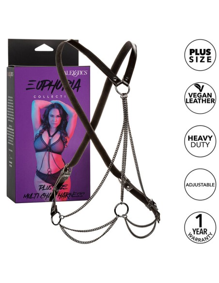 CALEXOTICS EUPHORIA ARNAS DE MALTIPLES CADENAS PREMIUM TALLA PLUS