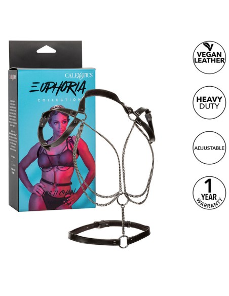 CALEXOTICS EUPHORIA ARNAS ESTILO CABESTRO CON MALTIPLES CADENAS PREMIUM