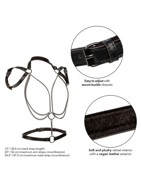 CALEXOTICS EUPHORIA ARNAS ESTILO CABESTRO CON MALTIPLES CADENAS PREMIUM