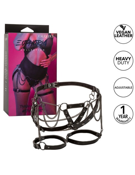 CALEXOTICS EUPHORIA ARNAS DE MUSLO CON CADENAS PREMIUM