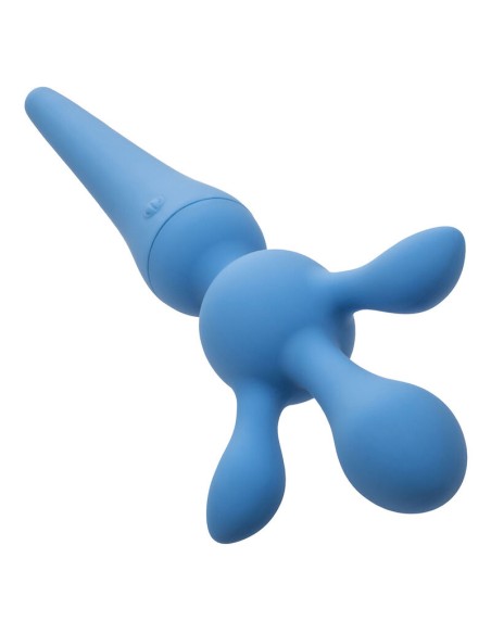 CALEXOTICS COUTURE KIT VIBRADOR WAND 10 VIBRACIONES AZUL