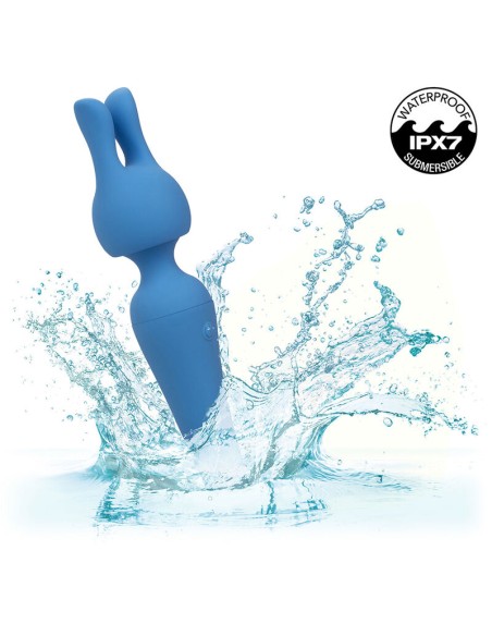 CALEXOTICS COUTURE KIT VIBRADOR WAND 10 VIBRACIONES AZUL