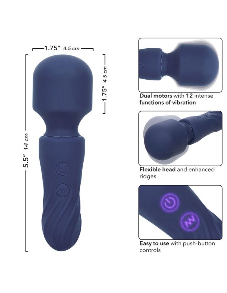 CALEXOTICS CHARISMA CHARM MASAJEADOR 12 FUNCIONES MORADO