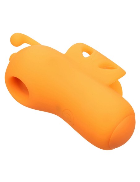 CALEXOTICS NEON VIBES THE BUZZING VIBE ESTIMULADOR DE DEDO 10 VIBRACIONES NARANJA