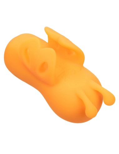 CALEXOTICS NEON VIBES THE BUZZING VIBE ESTIMULADOR DE DEDO 10 VIBRACIONES NARANJA