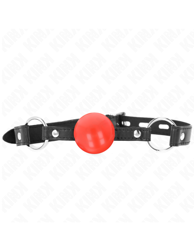 KINK MORDAZA DE BOLA 4 CM TPE ROJO 60 x 2 CM