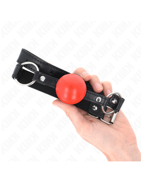KINK MORDAZA DE BOLA 4 CM TPE ROJO 60 x 2 CM