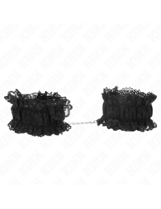 KINK MUAEQUERAS ELASTICAS DE ENCAJE NEGRO