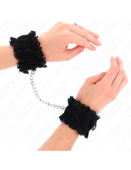 KINK MUAEQUERAS ELASTICAS DE ENCAJE NEGRO