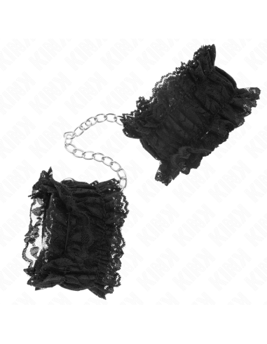 KINK MUAEQUERAS ELASTICAS DE ENCAJE NEGRO