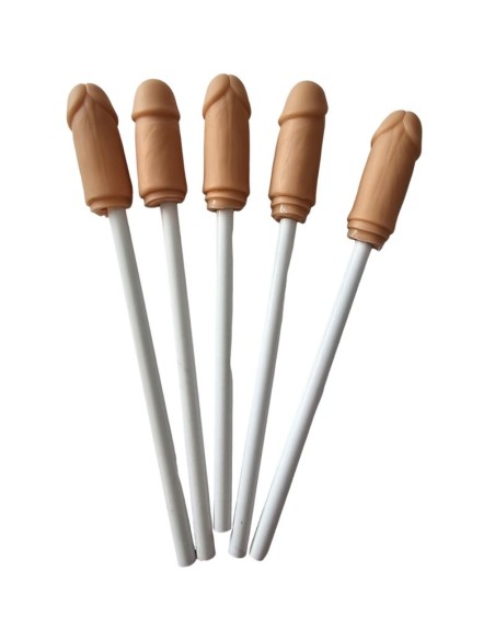 DIABLO PICANTE 5 LAPICES CON PUNTA DE PENE NATURAL