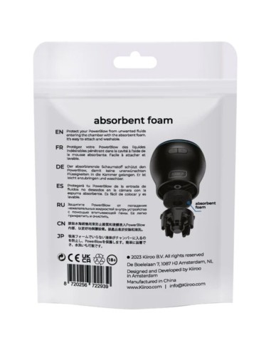 KIIROO POWER BLOW ESPUMA ABSORBENTE DE RESPUESTO 5 UNIDADES