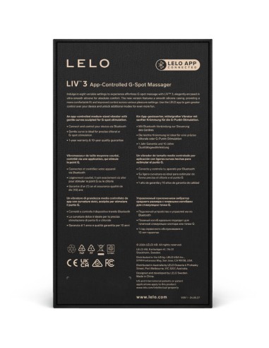 LELO LIVa 3 ESTIMULADOR PUNTO G VIOLETA