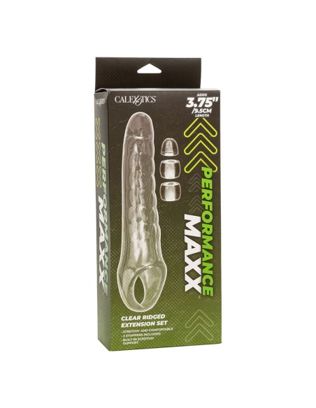 CALEXOTICS MAXX EXTENSOR DE PENE AJUSTABLE TRANSPARENTE