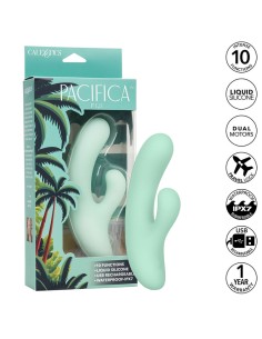 CALEXOTICS PACIFICA FIJI VIBRADOR Y ESTIMULADOR PUNTO G 10 VIBRACIONES AQUA 2