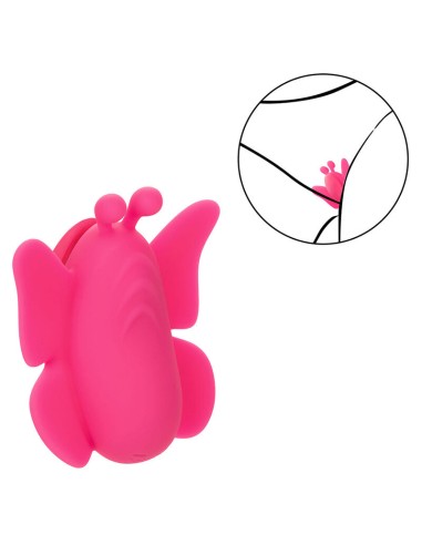 CALEXOTICS NEON VIBES THE FLUTTER VIBE ESTIMULADOR 10 VIBRACIONES ROSA