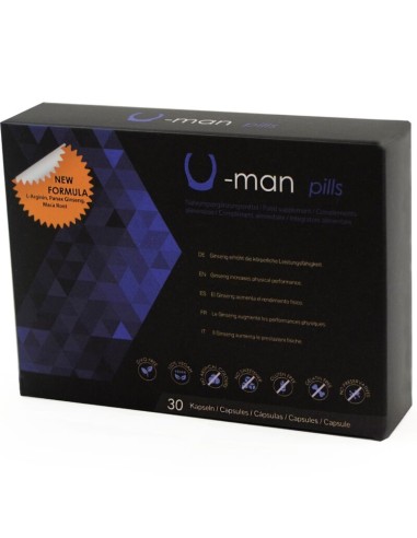 500 COSMETICS U MAN AUMENTO TAMAAO PENE Y POTENCIA SEXUAL 30 CAPSULAS