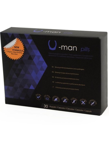 500 COSMETICS U MAN AUMENTO TAMAAO PENE Y POTENCIA SEXUAL 30 CAPSULAS