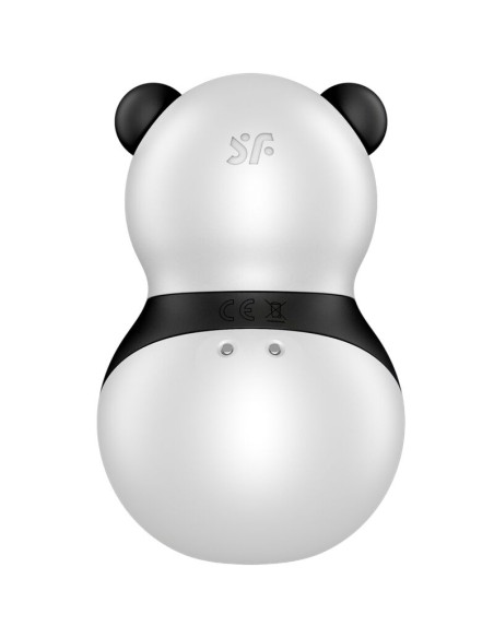 SATISFYER POCKET PANDA ESTIMULADOR VIBRADOR BLANCO Y NEGRO