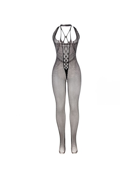 SUBBLIME 951788 BODYSTOCKING LARGO DE REJILLA TIRANTES EN PECHO Y ESPALDA NEGRO TALLA ANICA