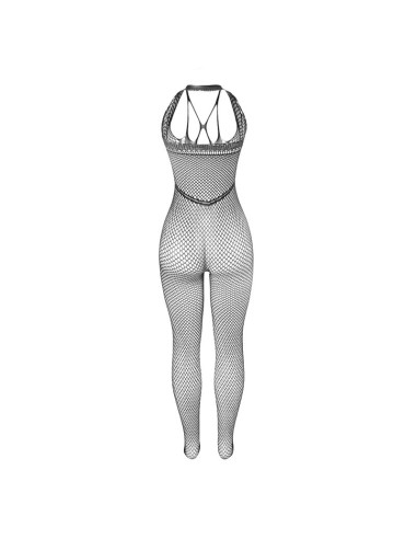 SUBBLIME 951788 BODYSTOCKING LARGO DE REJILLA TIRANTES EN PECHO Y ESPALDA NEGRO TALLA ANICA