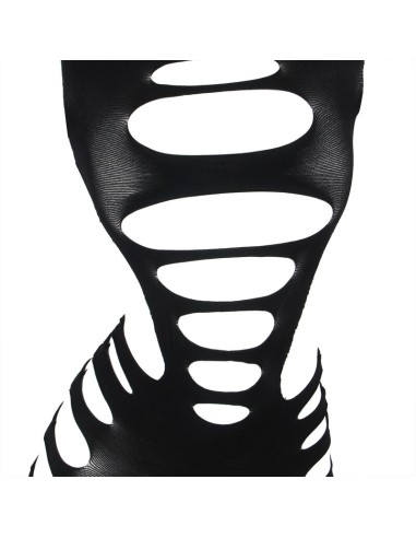 SUBBLIME 952266 BODYSTOCKING DE REJILLA ELSTICO MANGA LARGA NEGRO TALLA ANICA