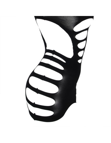 SUBBLIME 952266 BODYSTOCKING DE REJILLA ELSTICO MANGA LARGA NEGRO TALLA ANICA