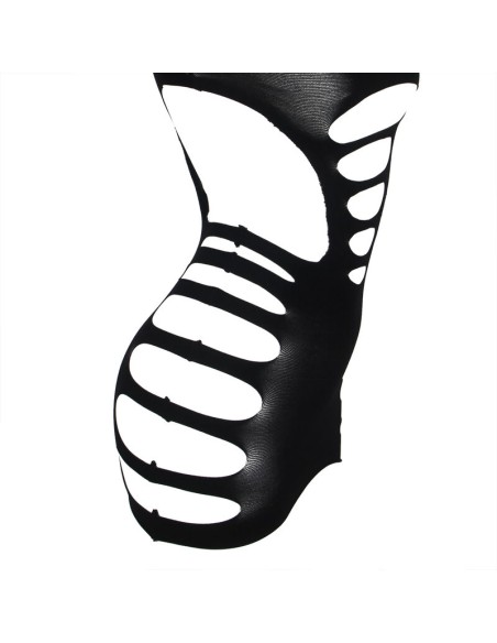 SUBBLIME 952266 BODYSTOCKING DE REJILLA ELSTICO MANGA LARGA NEGRO TALLA ANICA