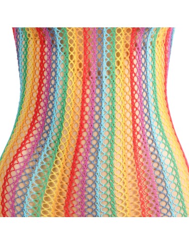SUBBLIME 952341 BODYSTOCKING DE REJILLA ARCOIRIS TALLA ANICA