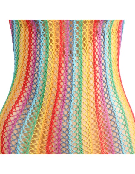 SUBBLIME 952341 BODYSTOCKING DE REJILLA ARCOIRIS TALLA ANICA