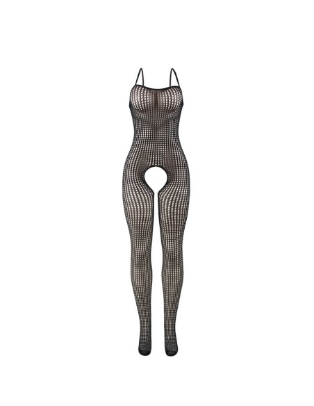 SUBBLIME 951726 BODYSTOCKING CROTCHLESS DE REJILLA ELSTICO NEGRO TALLA ANICA