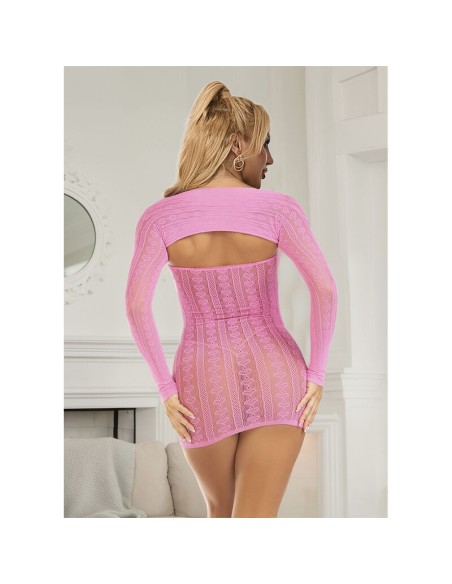 SUBBLIME 952471 BODYSTOCKING DE REJILLA ROSA TALLA ANICA