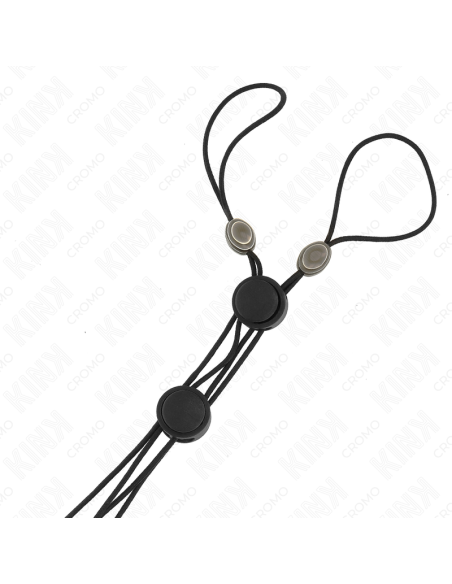 KINK PINZAS PARA PEZONES DETALLE ROSA CON ELASTICO NEGRO