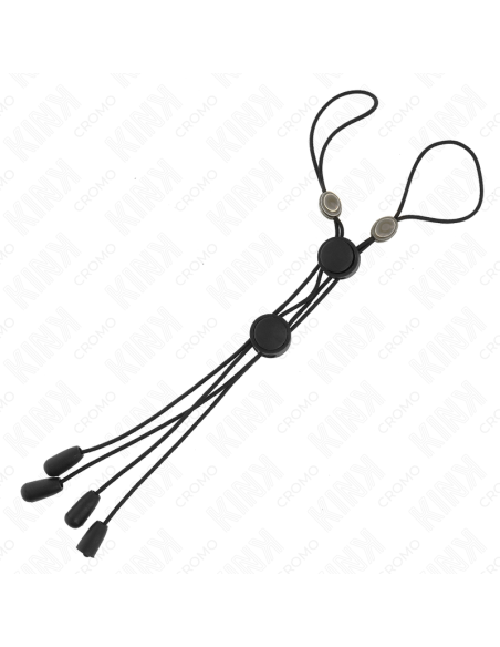KINK PINZAS PARA PEZONES DETALLE ROSA CON ELASTICO NEGRO