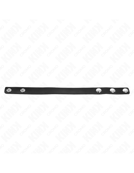 KINK ANILLO PENE CUERO CON CIERRE A PRESIAN 215 X 15 CM