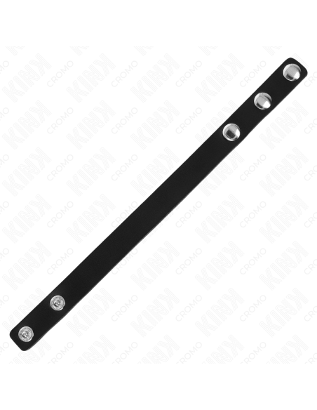 KINK ANILLO PENE CUERO CON CIERRE A PRESIAN 215 X 15 CM