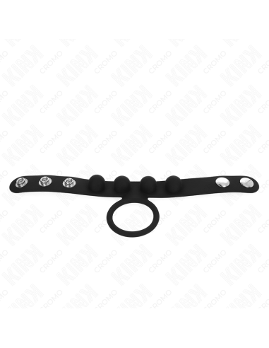 KINK ANILLO PENE CUERO 35 CM CON CIERRE A PRESIAN 23 X 2 CM