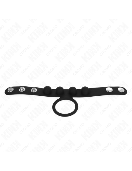 KINK ANILLO PENE CUERO 35 CM CON CIERRE A PRESIAN 23 X 2 CM