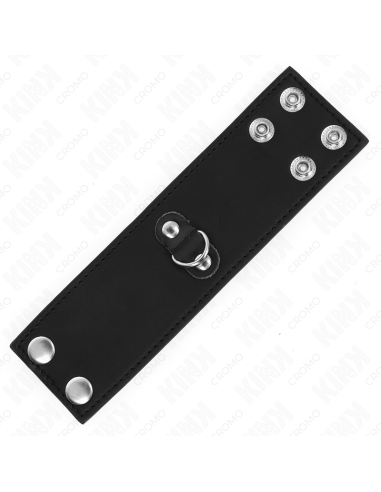 KINK ANILLO PENE CUERO CON CIERRE A PRESIAN 18 X 5 CM