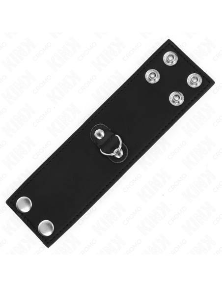 KINK ANILLO PENE CUERO CON CIERRE A PRESIAN 18 X 5 CM