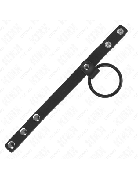 KINK ANILLO PENE SILICONA 38 CM Y DIVISOR DE BOLAS CUERO 22 X 15 CM